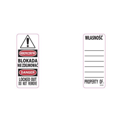 Master Lock S141LPLLEN Padlock Identification Labels