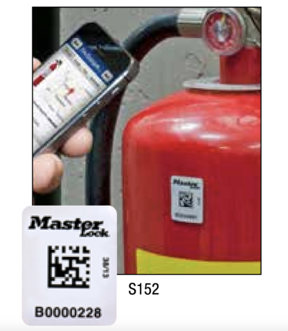 Master Lock S152 HF RFID and Barcode Labels