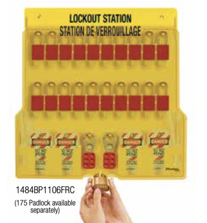 Master Lock 1484BP1106FRC Padlock Stations
