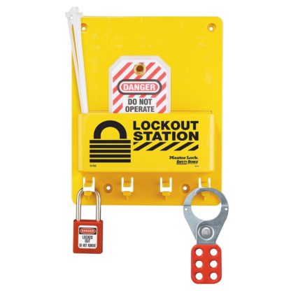 Master Lock S1705P410 Compact Lockout Stations