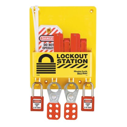 Master Lock S1720E410 Compact Lockout Stations